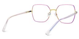 Billie Irisé Géométrique lunettes6