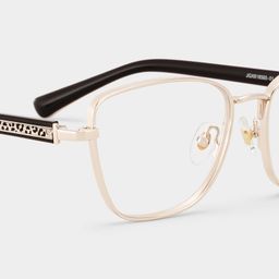Lucille Lunettes Papillon Dorées5