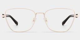 Lucille Lunettes Papillon Dorées1