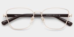 Lucille Lunettes Papillon Dorées2
