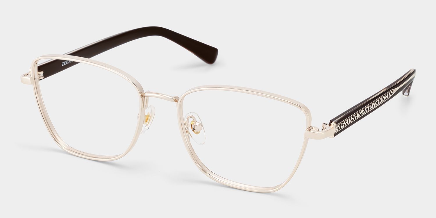 Lucille Lunettes Papillon Dorées | ZEELOOL3