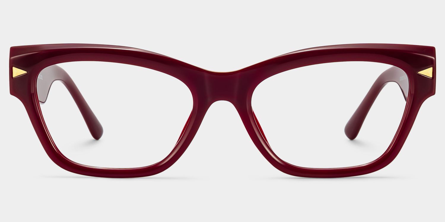Lunettes œil-de-chat Briar bordeaux | ZEELOOL0