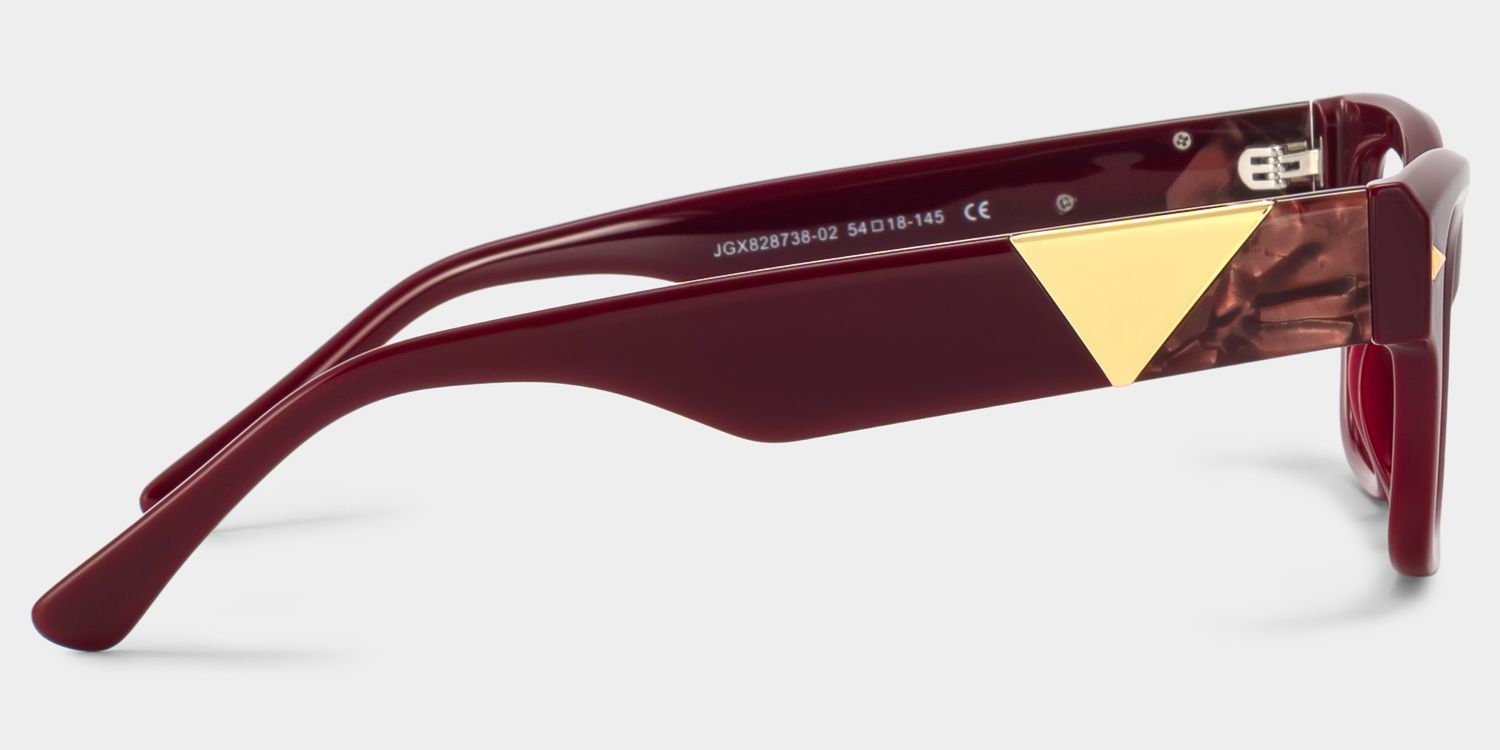 Lunettes œil-de-chat Briar bordeaux | ZEELOOL3
