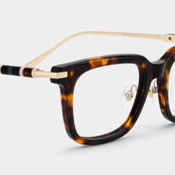 Rayne Tortue Carré lunettes4