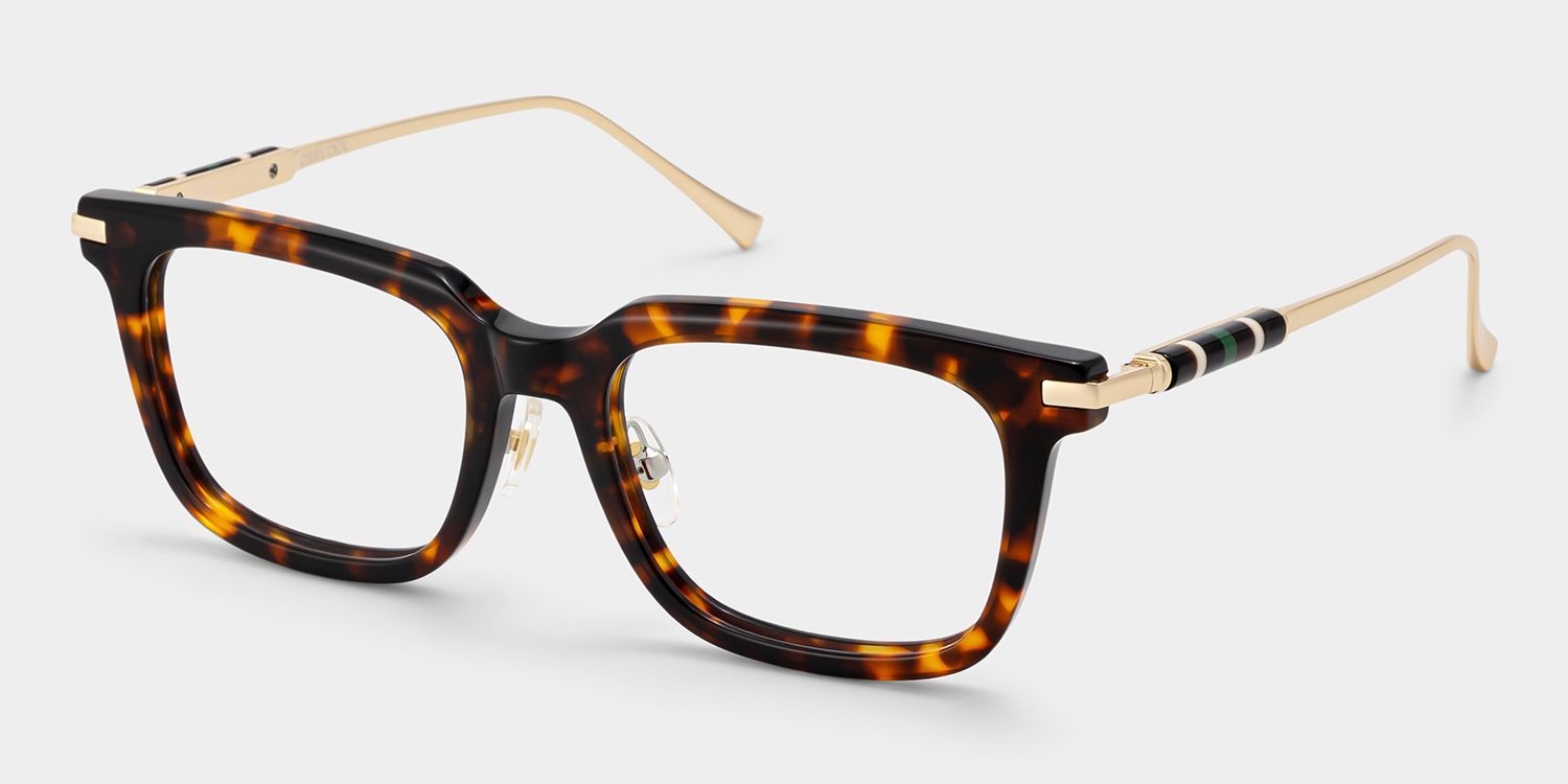 Lunettes de vue carrées Rayne couleur écaille | ZEELOOL2