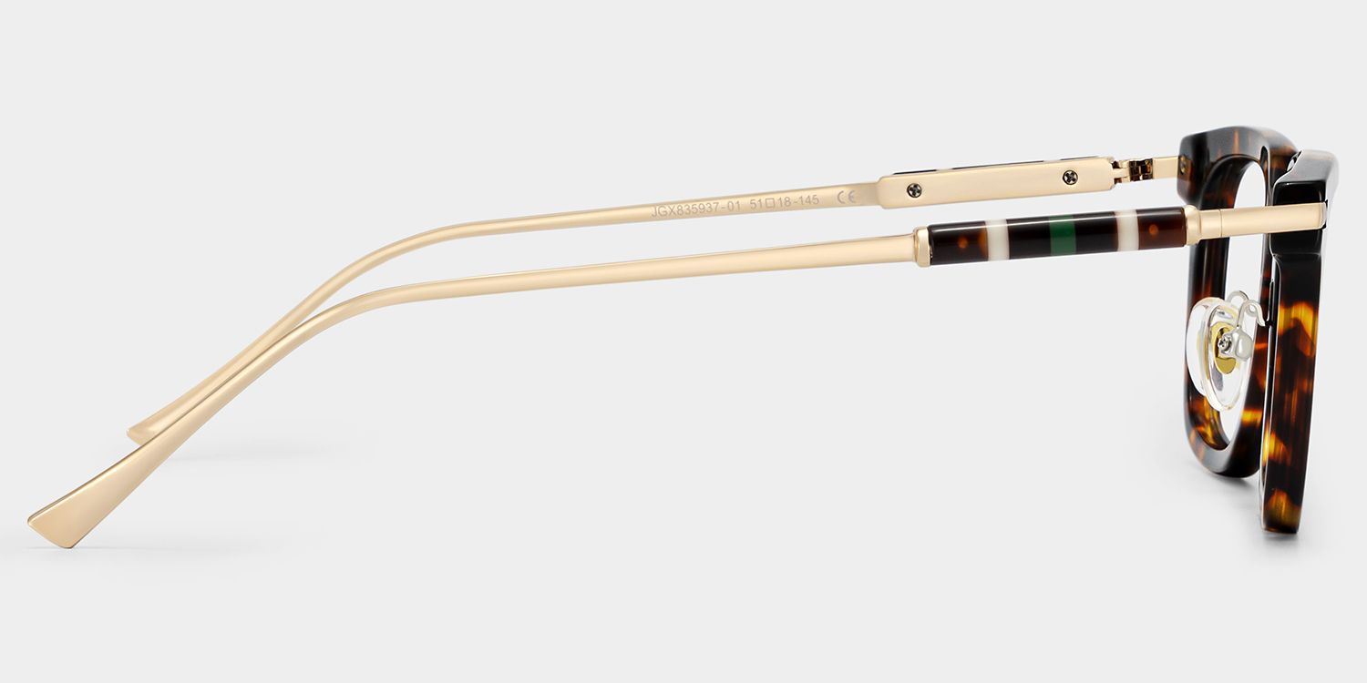 Lunettes de vue carrées Rayne couleur écaille | ZEELOOL3