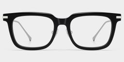 Rayne Noir Carré lunettes0