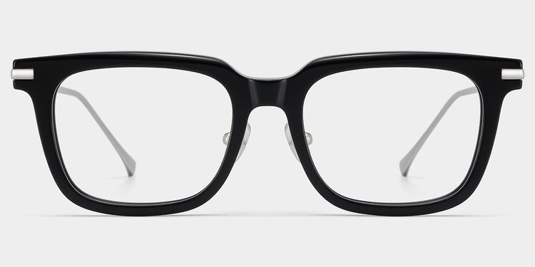 Rayne Noir Carré lunettes
