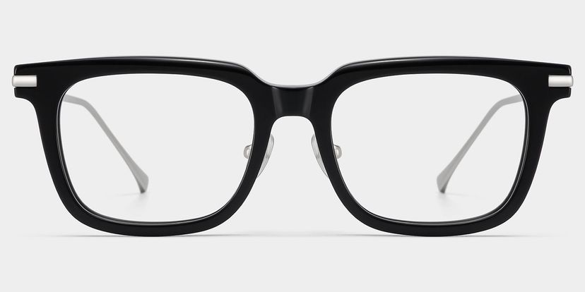 Rayne Noir Carré lunettes