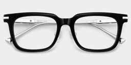 Rayne Noir Carré lunettes1