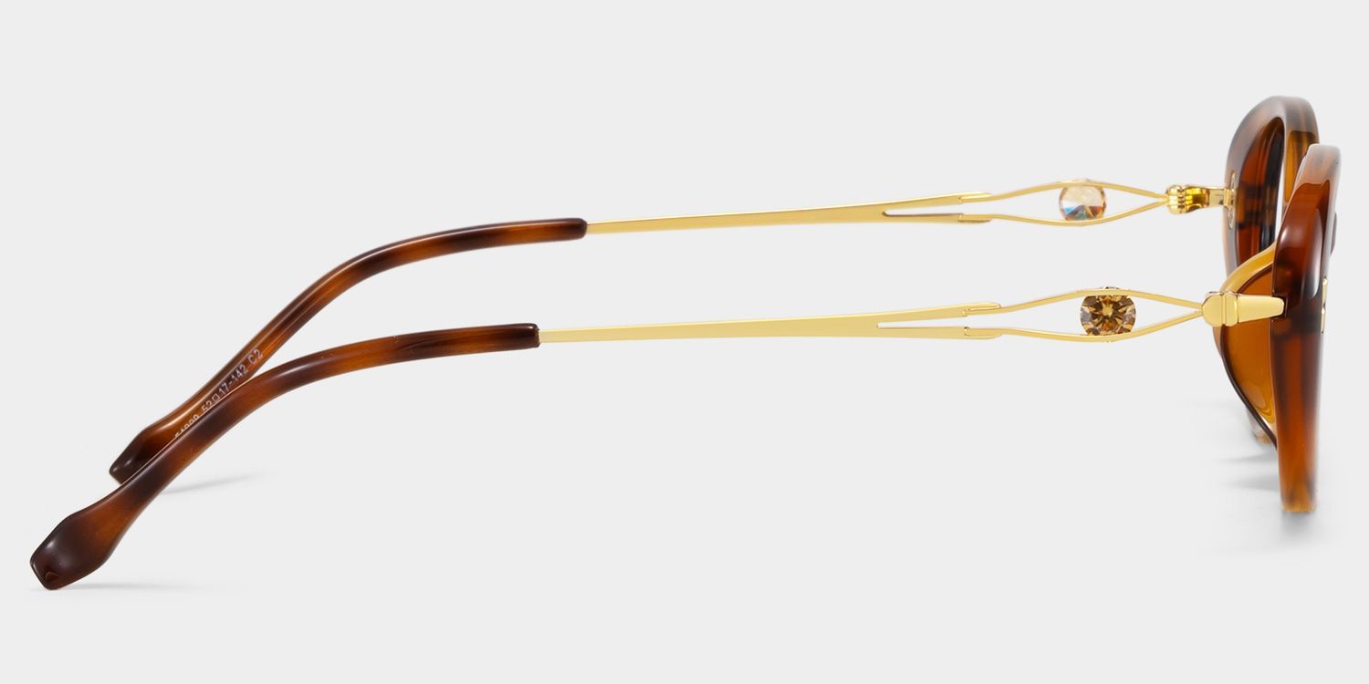 Lunettes Blaire à monture écaille de tortue avec monture ovale en ligne | ZEELOOL3