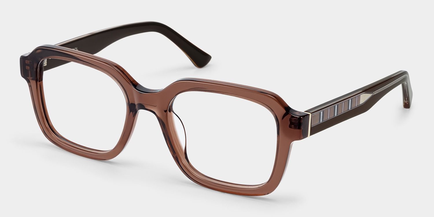 Lunettes à Monture Carrée Marron Parker pour Femme | ZEELOOL2