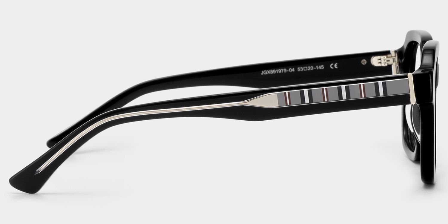 Lunettes carrées noires Parker pour femme | ZEELOOL4
