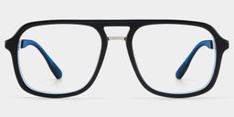 Lunettes aviateur bleues Ryder1