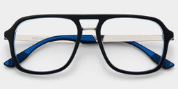 Lunettes aviateur bleues Ryder2