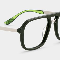 Ryder Lunettes Aviateur Vertes5