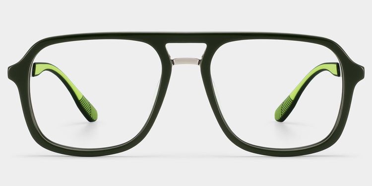 Ryder Lunettes Aviateur Vertes