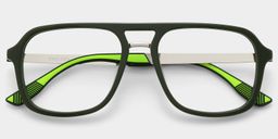 Ryder Lunettes Aviateur Vertes2