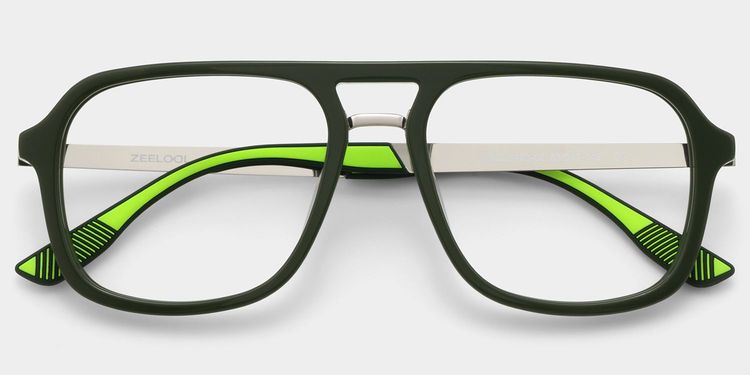 Ryder Lunettes Aviateur Vertes