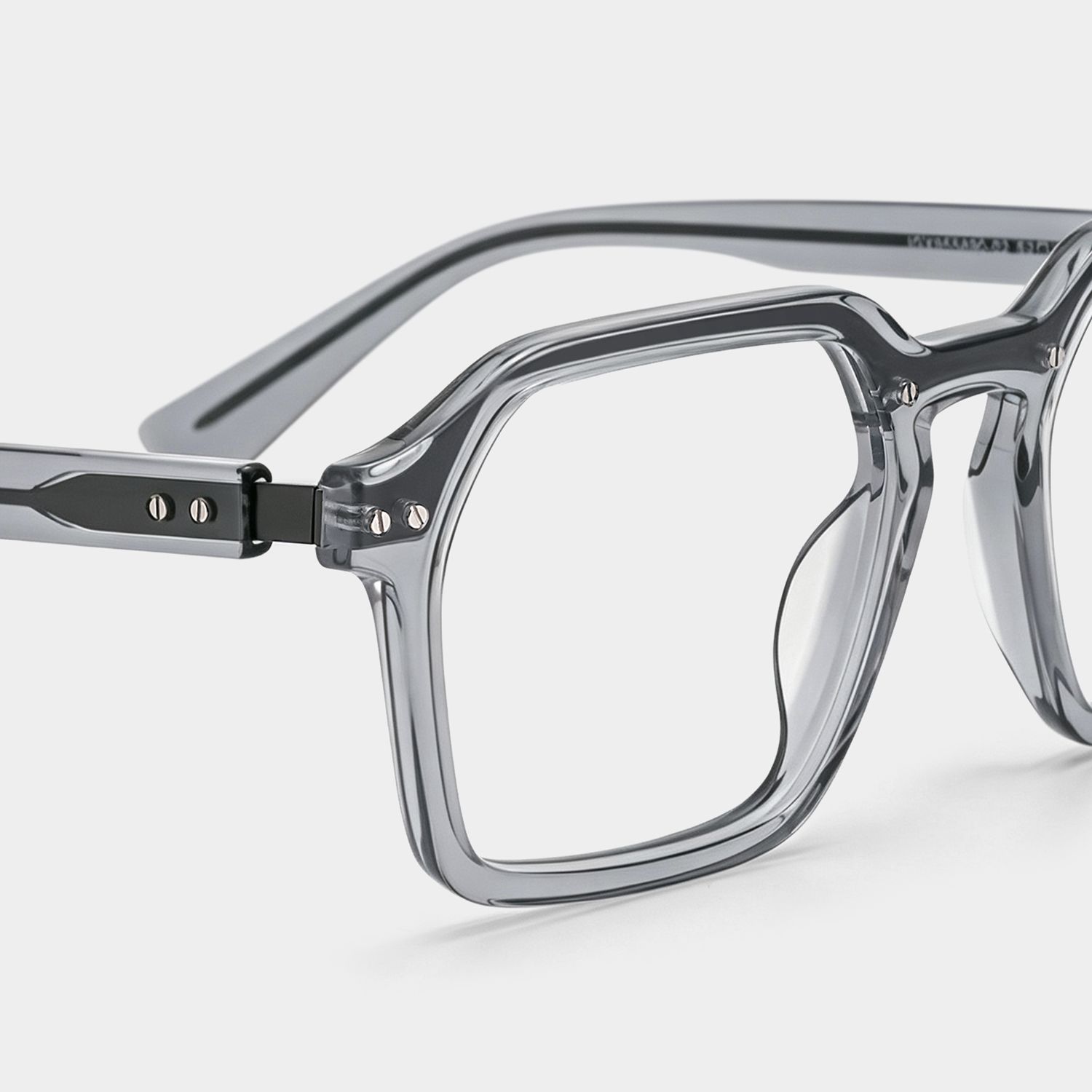 Lunettes Géométriques Grises Brendan au Style Audacieux et Tendance | ZEELOOL4