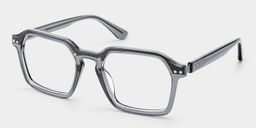 Brendan Gris Géométrique lunettes2
