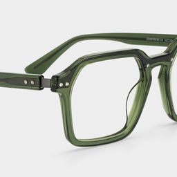 Brendan Vert Géométrique lunettes4