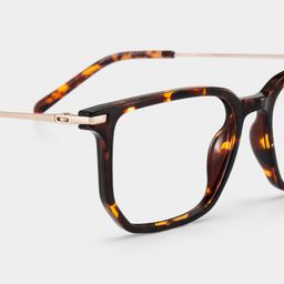Lunettes rectangulaires tortue Michelle4
