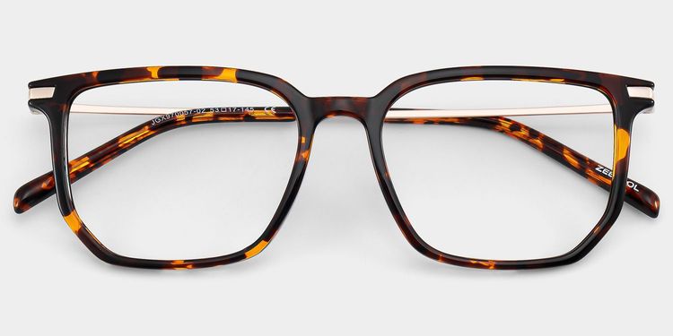 Lunettes rectangulaires tortue Michelle