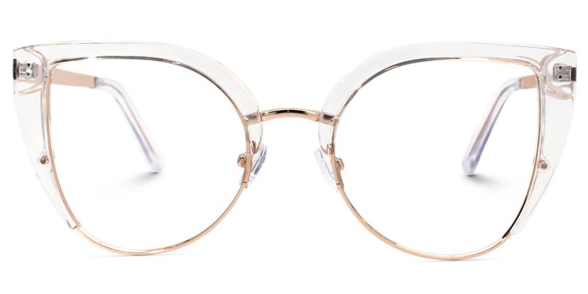 Brewer transparent Cat-eye lunettes