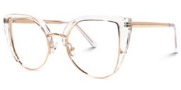 Lunettes transparentes Cateye Brewer1