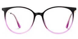 Lunettes Chanty rondes noir-violettes0