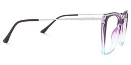 Lunettes Krystle carrées bleu-violet3