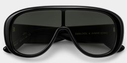 The Shield Noir Aviateur lunettes de soleil2
