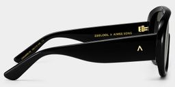 The Shield Noir Aviateur lunettes de soleil4
