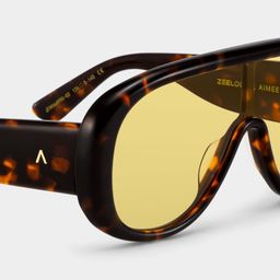 The Shield Écaille Aviateur lunettes de soleil5