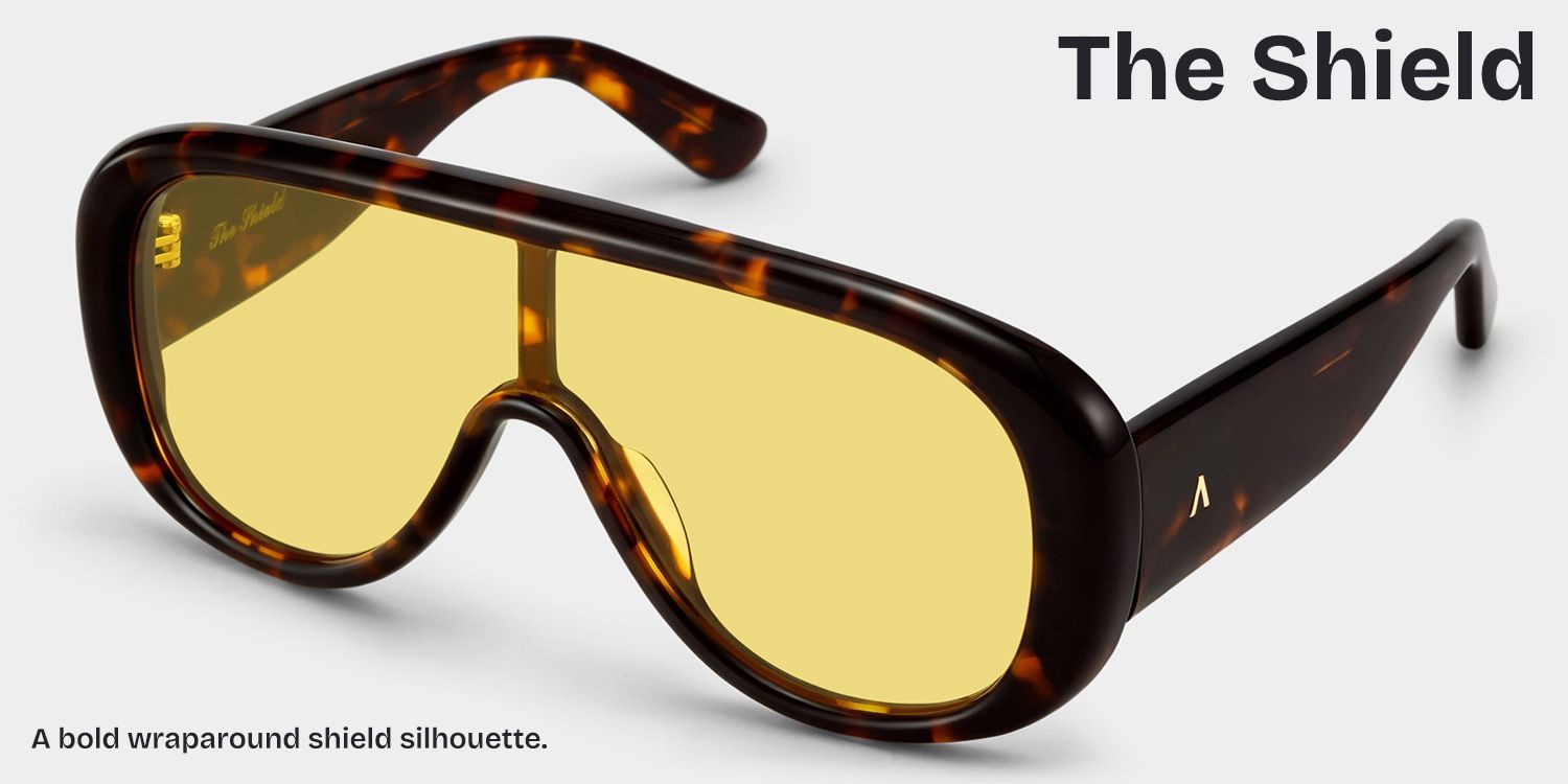 ZEELOOL x Aimee Song Les lunettes de soleil The Shield écaille3