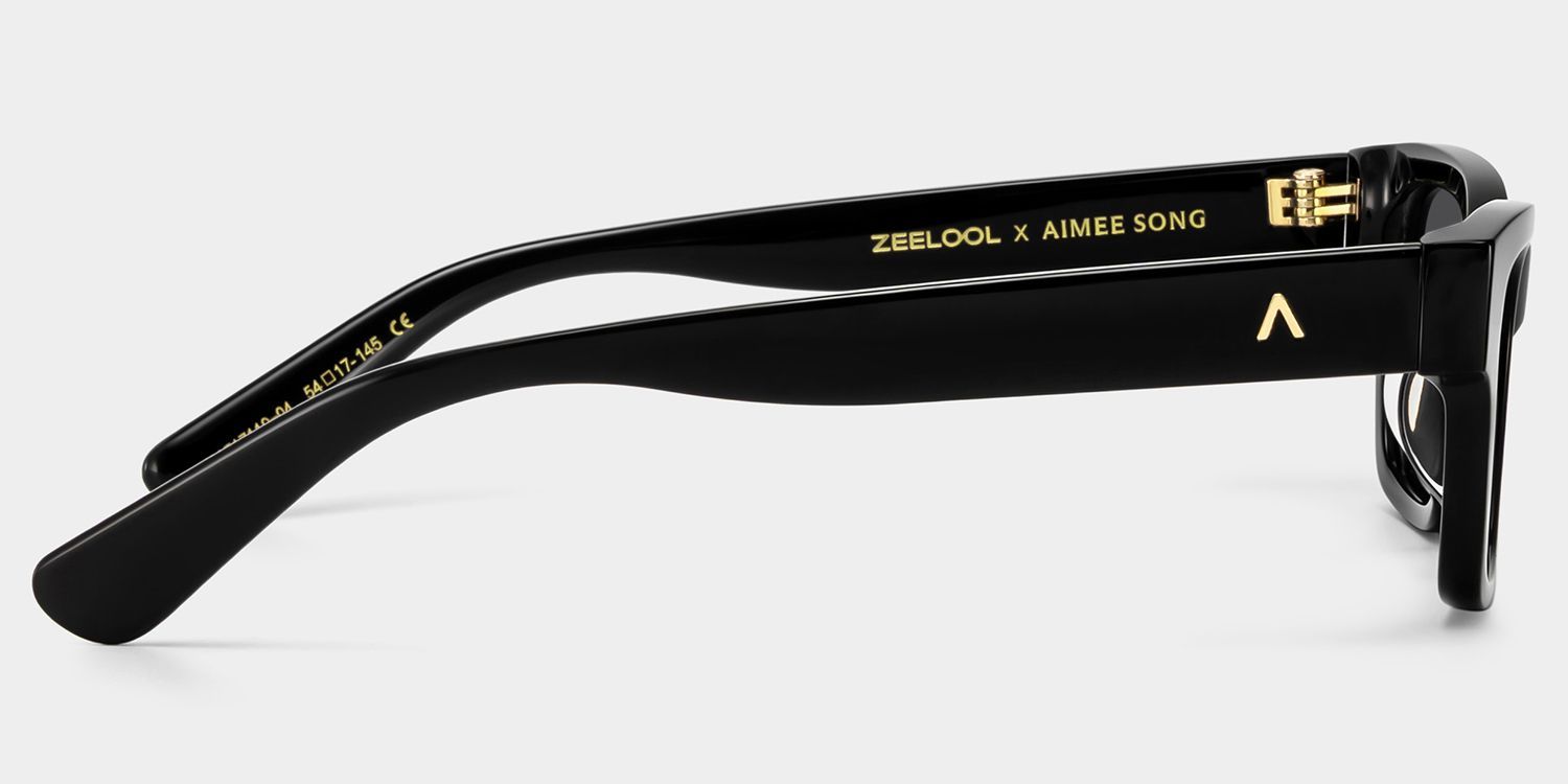 Lunettes de soleil noires The Classic ZEELOOL x Aimee Song4