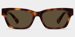 Le Classique Écaille Rectangulaire lunettes de soleil1