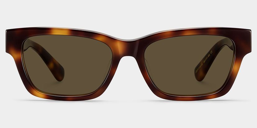 Le Classique Écaille Rectangulaire lunettes de soleil