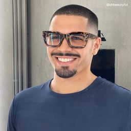 Nevaeh Tortue Carré lunettes5