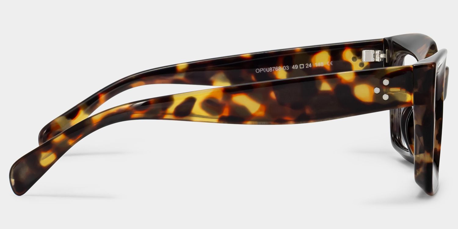 Lunettes carrées Nevaeh écaille de tortue pour femmes et hommes | ZEELOOL3