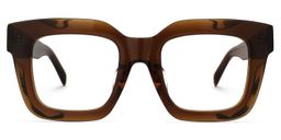Trinity Fauve Carré lunettes0