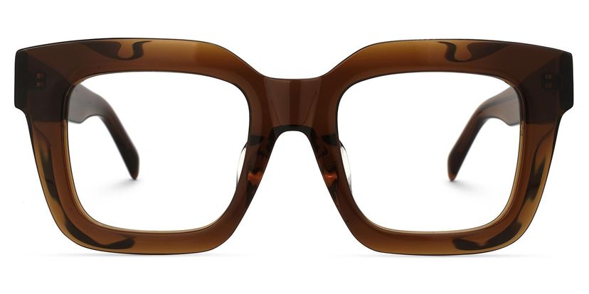 Trinity Fauve Carré lunettes