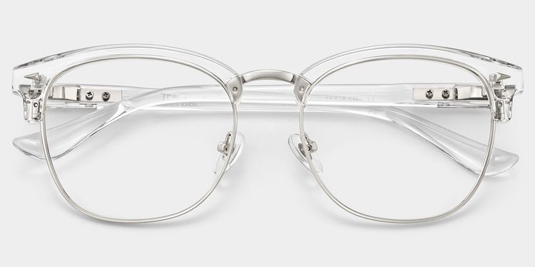 Lasha Transparent Browline lunettes