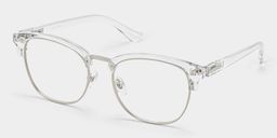 Lasha Transparent Browline lunettes2