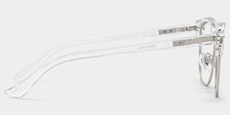Lasha Transparent Browline lunettes3
