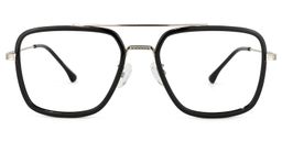Lunettes Nayeli Aviator Noir-Argent0