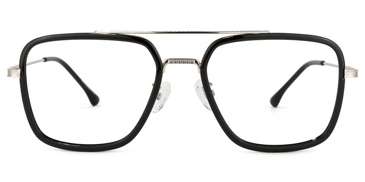 Lunettes Nayeli Aviator Noir-Argent