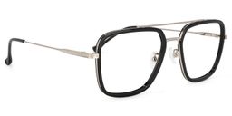 Lunettes Nayeli Aviator Noir-Argent2