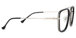 Lunettes Nayeli Aviator Noir-Argent3
